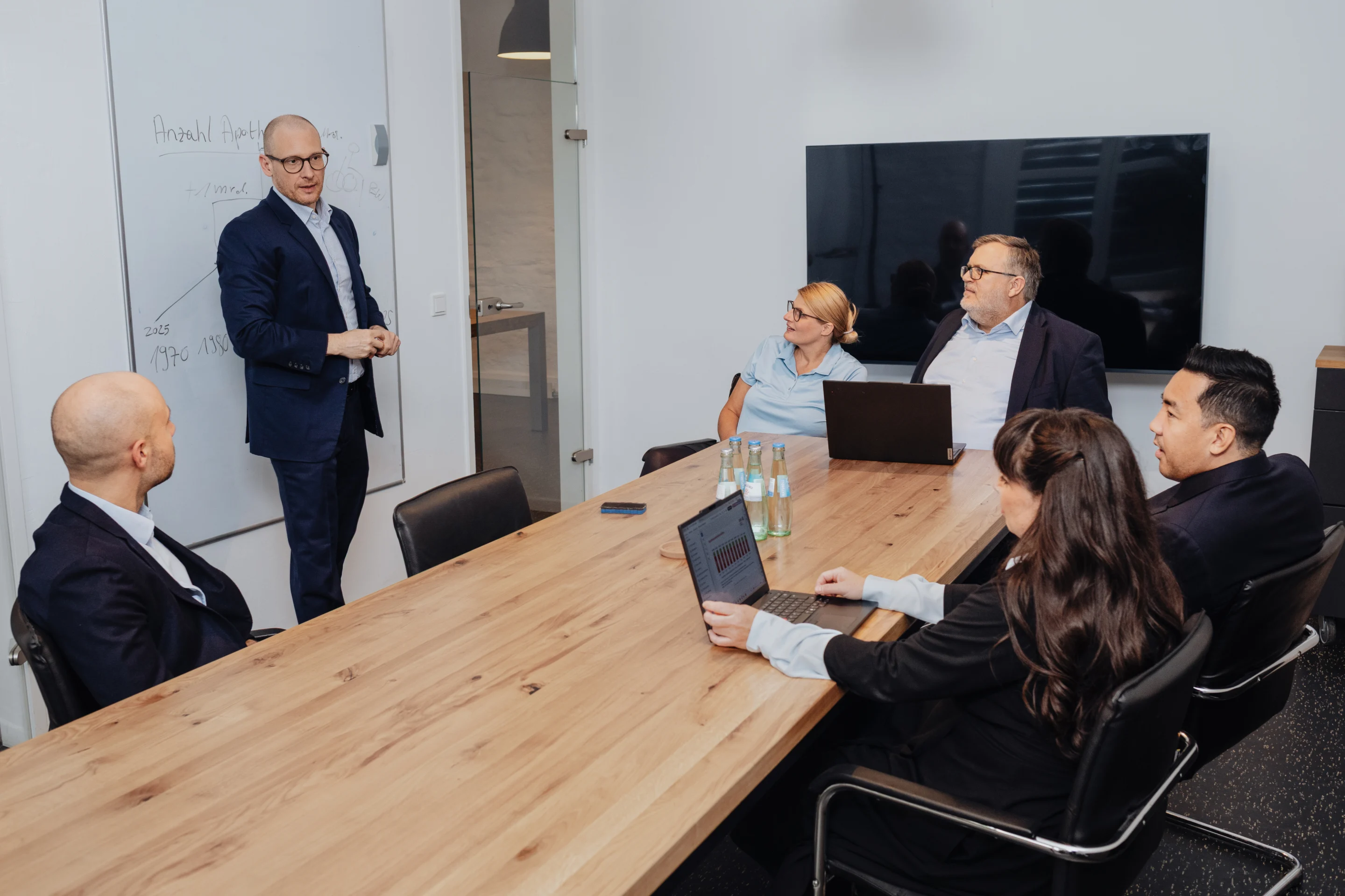 KRP Workshop: gemeinsame Analyse am Besprechungstisch